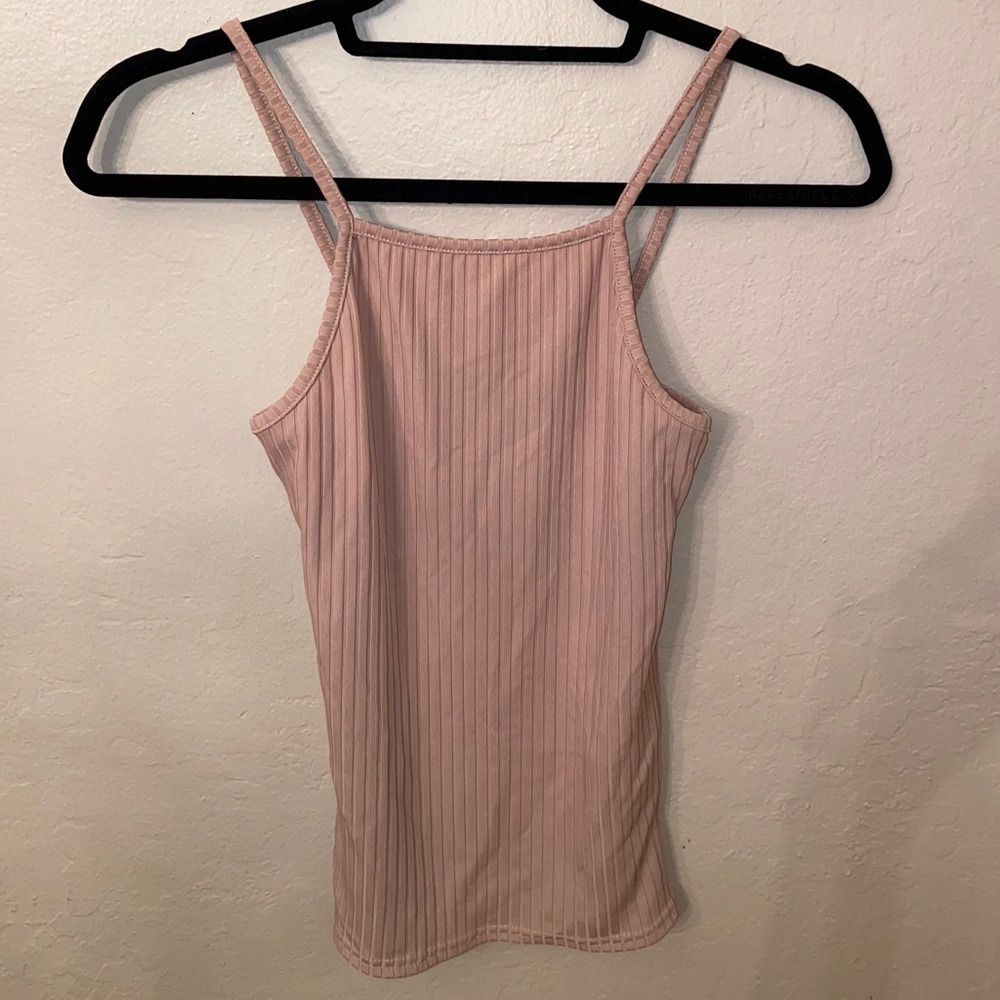 NWT Missguided taupe high neck tank (Size US 4)